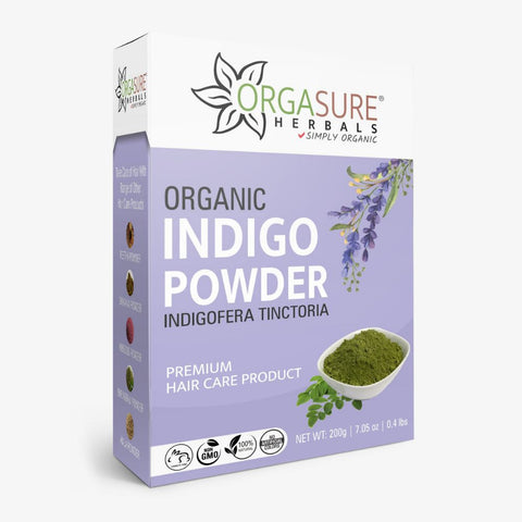 Organic Indigo Powder for Hair Coloring | Indigofera tinctoria (200g) Organic Indigo Powder for Hair Coloring | Indigofera tinctoria (200g)