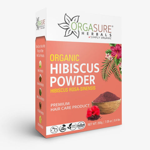 Organic Hibiscus Powder for Hair & Skin Care | Hibiscus Rosa-Sinensis 200g Organic Hibiscus Powder for Hair & Skin Care | Hibiscus Rosa-Sinensis 200g
