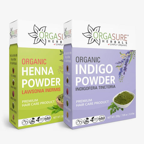 Natural Henna + Indigo Powder for Hair colour  200g x 2 Pack Natural Henna + Indigo Powder for Hair colour  200g x 2 Pack