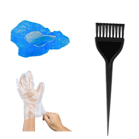 HENNAHUB Natural Organic Henna Powder 1 kg And Organic Indigo Powder 1 kg with Free Iron Ball ,Hair Dye Brush, Gloves and Shower Cap, No PPD, No Chemical